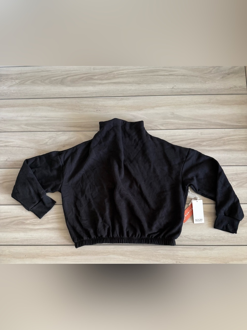 78&Sunny Cove Funnel Neck Sweatshirt Black Medium NWT - Picture 5 of 10